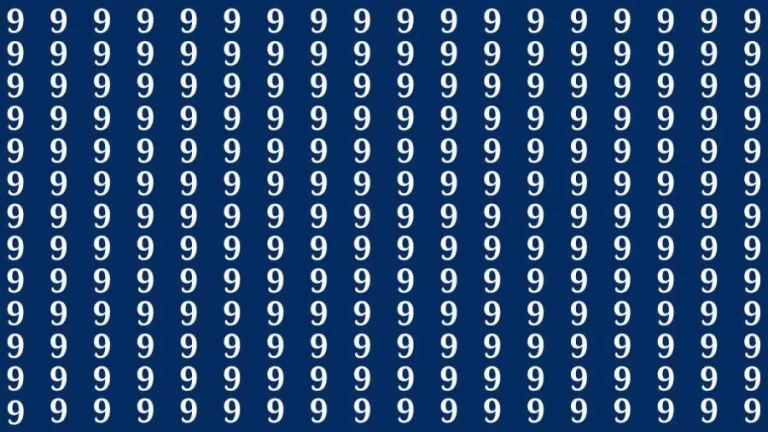 Observation Brain Test: If You Have Hawk Eyes Find 3 among the 9s within 20 Seconds?