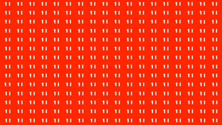 Observation Brain Test: If you have 50/50 vision Find the Number 11 in 15 Seconds