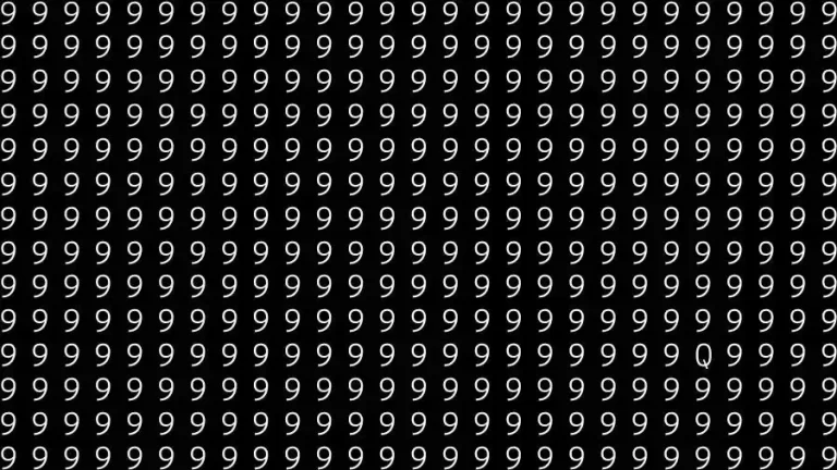 Observation Skills Test: If you have Eagle Eyes Find the Letter Q among 9 in 10 Seconds?