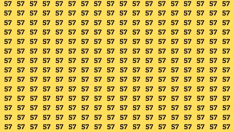 Brain Test: If you have Eagle Eyes Find the Number 37 among 57 in 15 Secs