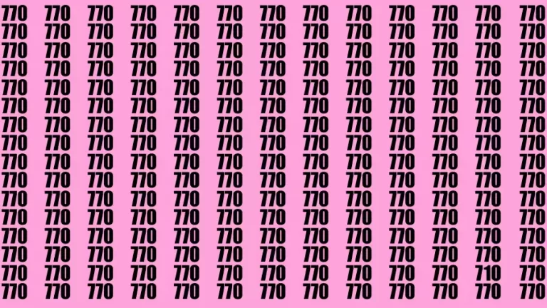 Observation Brain Test: If you have Hawk Eyes Find the Number 710 in 15 Secs