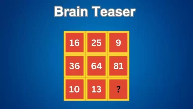 Brain Teaser Math Test: Can You Find the Missing Number?