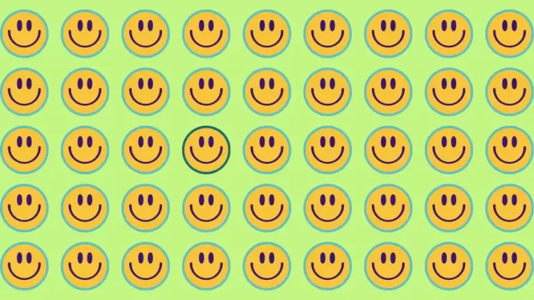 Optical Illusion Brain Test: If you have Eagle Eyes find the Odd Emoji in 8 Seconds