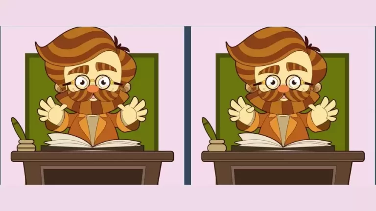 Brain Teaser Spot the Difference Game: Only a genius can find the 5 differences in less than 25 seconds!