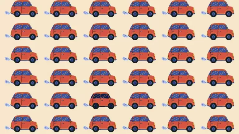 Optical Illusion Brain Test: If you have Eagle Eyes find the Odd Car in 8 Seconds