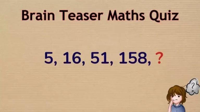 Brain Teaser Only a Genius Can Solve! Can You Solve this Maths Puzzle in 30 Secs?