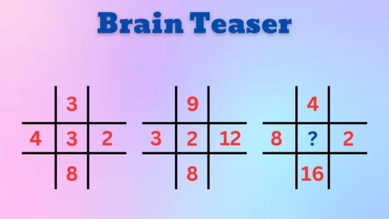 Brain Teaser Puzzle: Can you Figure Out the Missing Term in this Maths Puzzle?