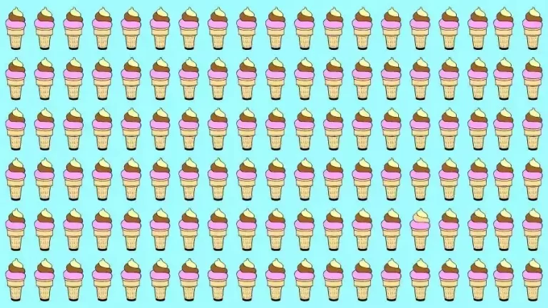 Brain Test: Can you spot the Odd Ice Cream in this Image? Picture Puzzle