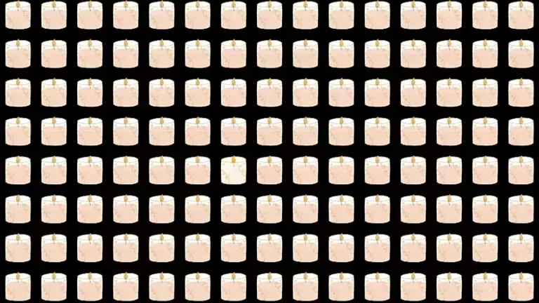 Observation Skills Test: Can you find the Odd Candle in 10 Seconds?