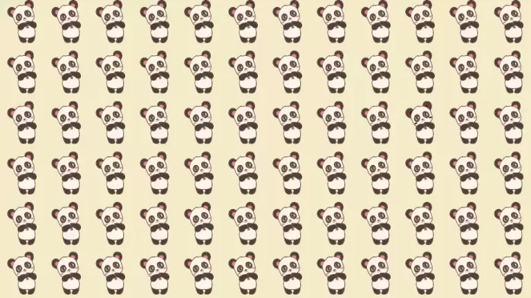 Observation Skills Test: Can you find the Odd Panda in 10 Seconds?