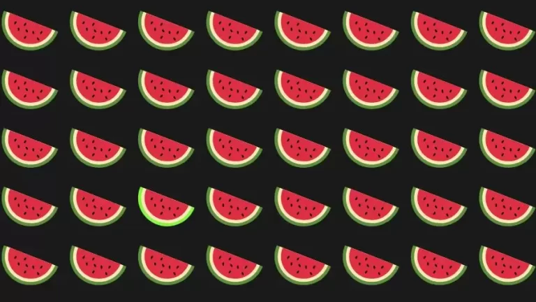 Observation Skills Test: Can you find the Odd Watermelon in 10 Seconds?