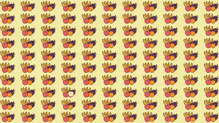 Optical Illusion Brain Test: Can you spot the odd apple in the picture within 08 seconds?