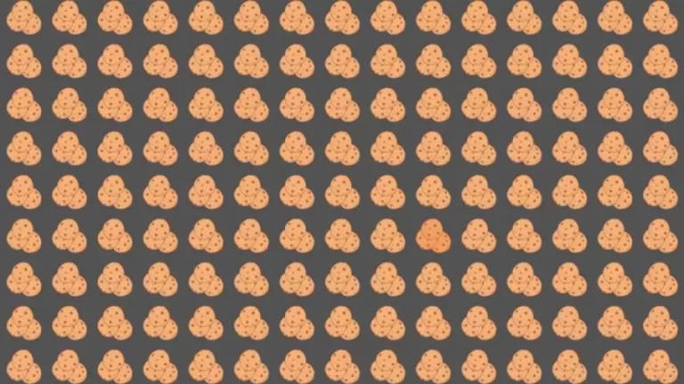 Optical Illusion: Can you find the Odd Cookies within 12 Seconds?