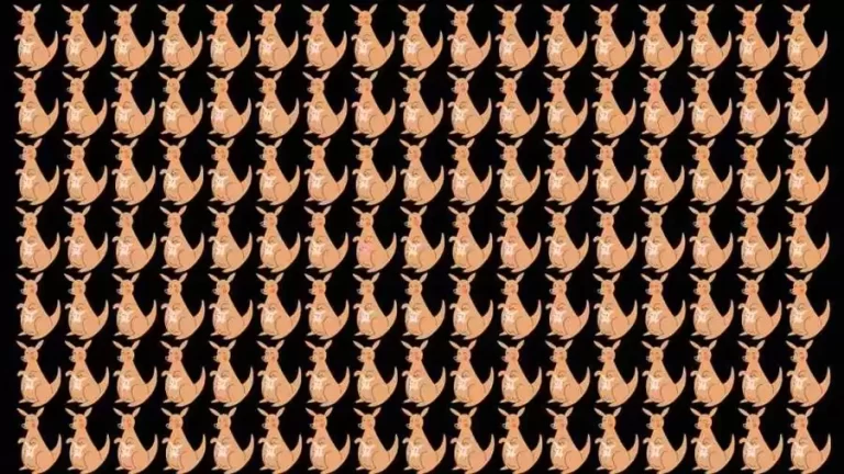 Optical Illusion: Can you find the Odd Kangaroo in 12 Seconds?