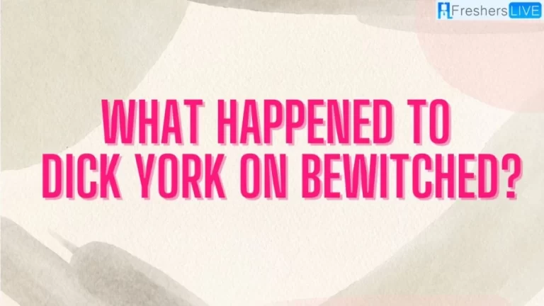 What Happened to Dick York on Bewitched? Why Did Dick York Leave Bewitched?