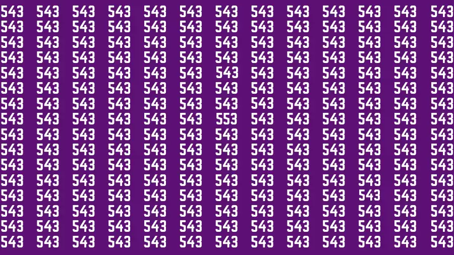 Observation Brain Test: If you have 50/50 Vision Find the Number 7 in 15  Secs - News