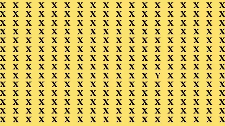 Optical Illusion Brain Test: If you have Eagle Eyes Find the Letter Y in 15 Secs