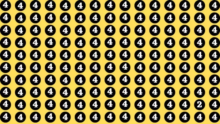 Brain Test: If you have Eagle Eyes Find the Number 2 in 15 Secs