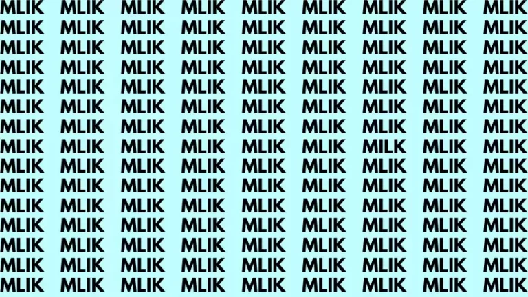 Observation Find it Out: If you have Sharp Eyes Find the Word Milk in 15 Secs