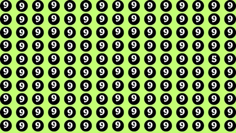 Observation Brain Challenge: If you have Eagle Eyes Find the number 5 in 12 Secs