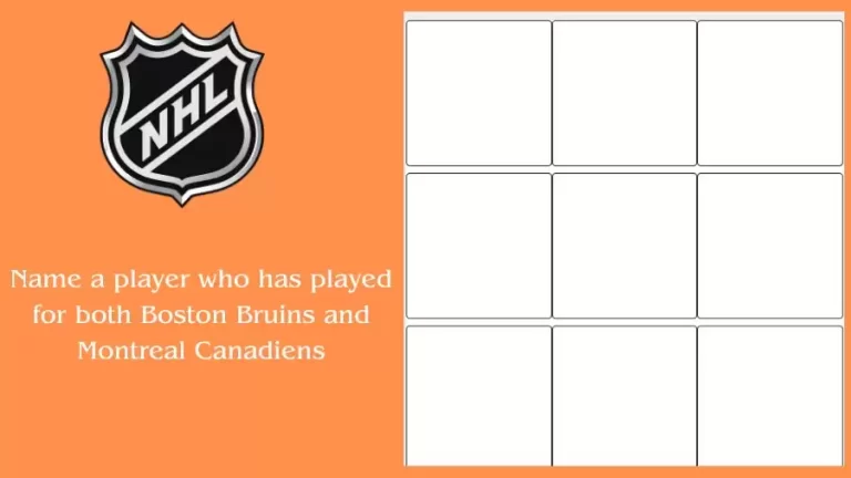 Name a player who has played for both Boston Bruins and Montreal Canadiens