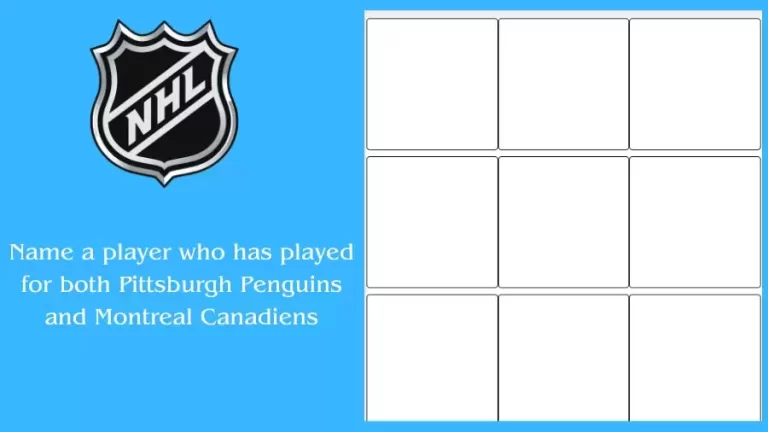 Name a player who has played for both Pittsburgh Penguins and Montreal Canadiens