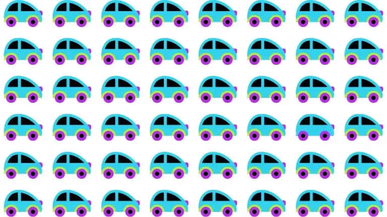 Optical Illusion Brain Test: If you have Sharp Eyes Find the Odd Car in 20 Secs