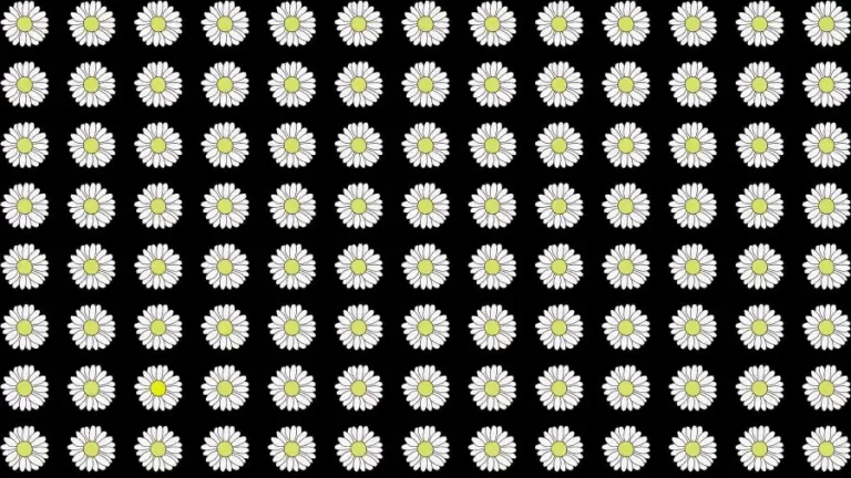 Optical Illusion Brain Test: If you have Eagle Eyes find the Odd Flower in 15 Seconds