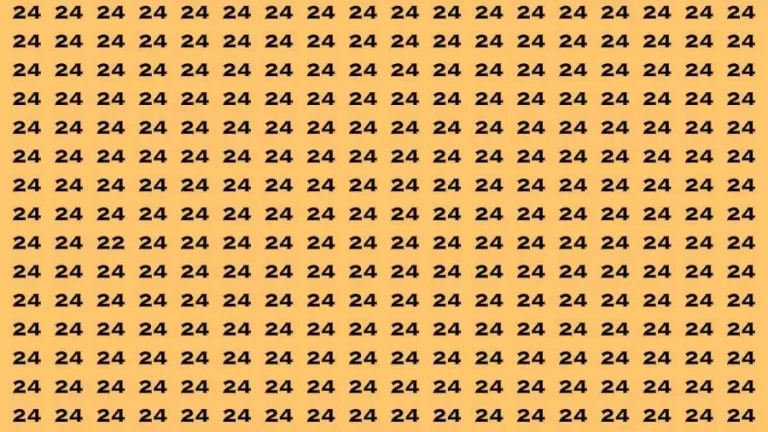 Observation Brain Challenge: If you have Eagle Eyes Find the number 22 in 12 Secs