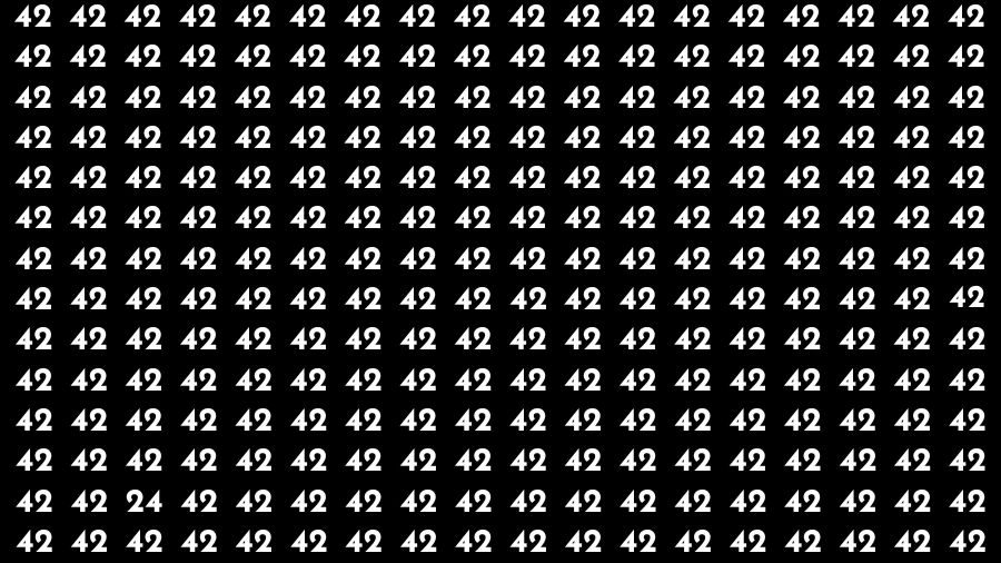 If you have Hawk Eyes Find the Number 5 among 1s in 20 Secs
