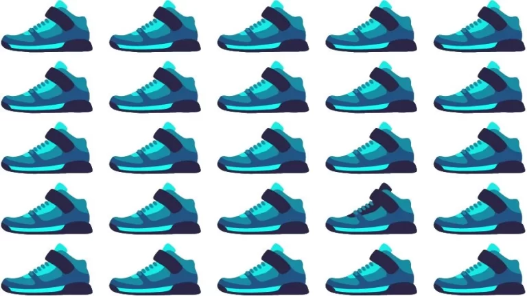 Optical Illusion Brain Test: If you have Eagle Eyes find the Odd Shoe in 15 Seconds