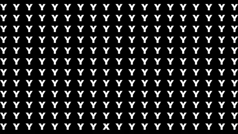 Observation Brain Challenge: If you have Hawk Eyes Find the Letter X in 15 Secs