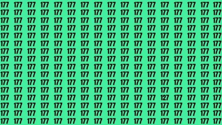 Optical Illusion Brain Challenge: If you have 50/50 Vision Find the number 127 in 15 Secs