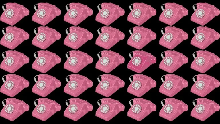 Optical Illusion Brain Challenge: If you have Eagle Eyes find the Odd Telephone in 15 Seconds