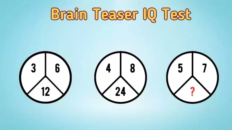 Brain Teaser IQ Test: Solve and Find the Missing Number in this Circle Maths Puzzle