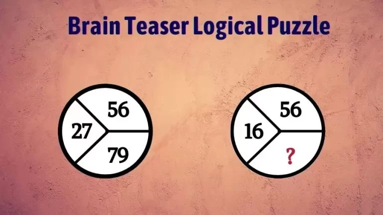 Brain Teaser: Solve and Find the Missing Term in this Math Logical Puzzle