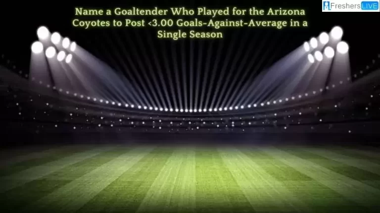 Name a Goaltender Who Played for the Arizona Coyotes to Post(adsbygoogle = window.adsbygoogle || []).push({});Check today’s answer for NHL Immaculate Grid  “Name a goaltender who played for the Arizona Coyotes to post