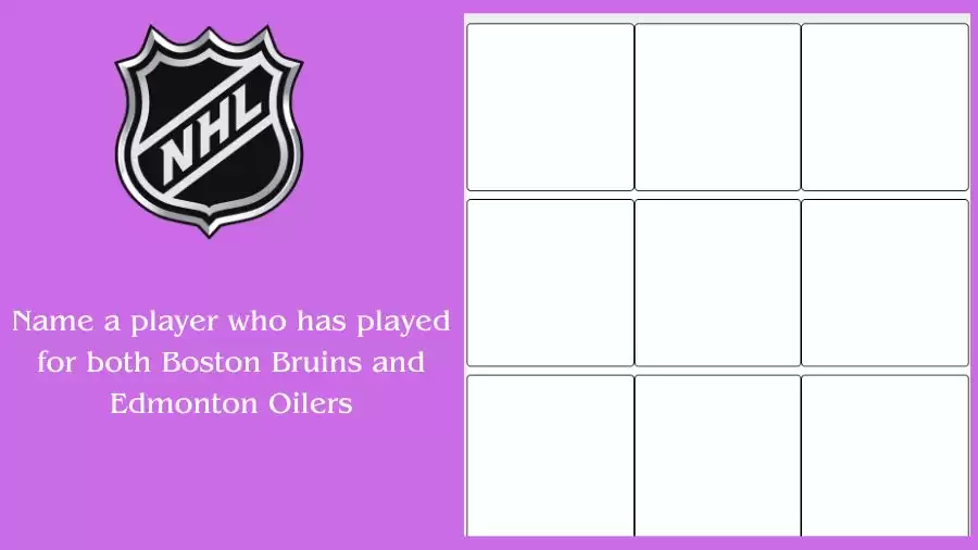 Name a player who has played for both Boston Bruins and Edmonton Oilers