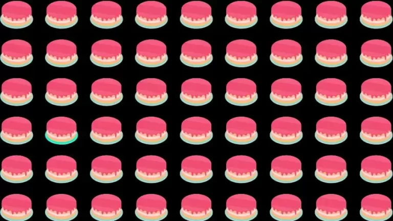 Observation Skill Test: Can you find the Odd Cake in 10 Seconds?