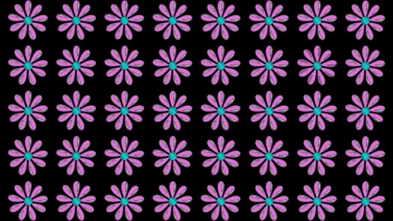 Observation Skill Test: Can you find the Odd Flower in 10 Seconds?