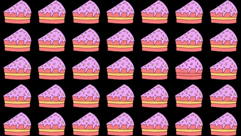 Observation Skills Test: Can you find the Odd Cake in 10 Seconds?