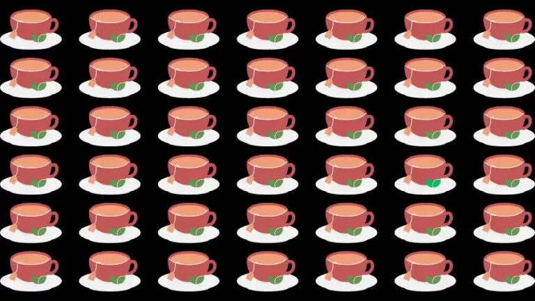 Observation Skills Test: Can you find the Odd Cup in 10 Seconds?