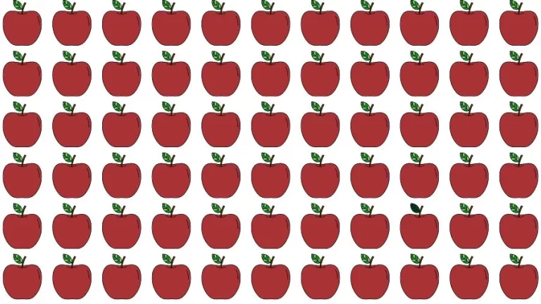 Optical Illusion Brain Challenge: Can you find the Odd Apple in 10 Seconds?