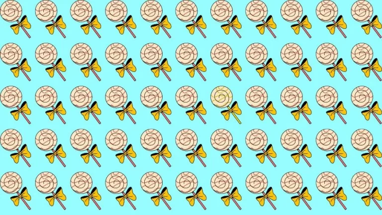 Optical Illusion Eye Test:Can you find the Odd Candy in 18 Seconds?