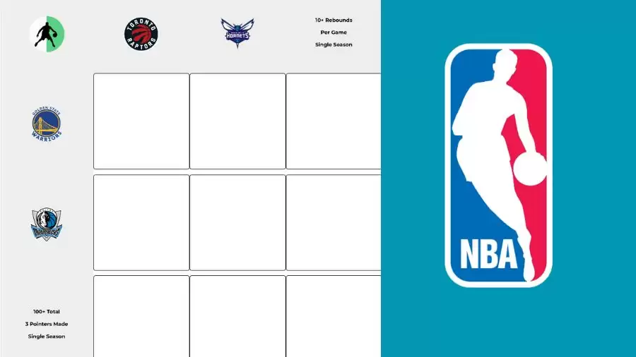 Which players who have made 100+ three pointers and 10+ rebounds per game in a single season? NBA Immaculate Grid Answers for July 10 2023