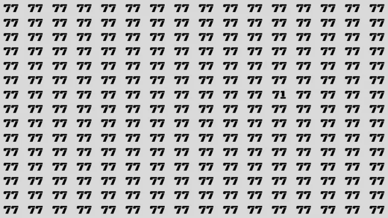 Observation Brain Challenge: If you have Hawk Eyes Find the Number 71 in 15 Secs