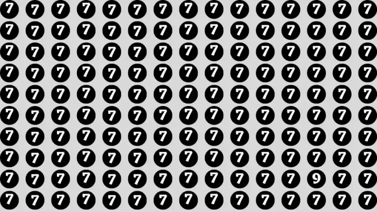 Test Visual Acuity: If you have Eagle Eyes Find the Number 9 among 7 in 12 Secs