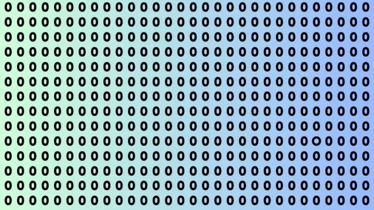 Test Visual Acuity: If you have Eagle Eyes Find the Letter O in 15 Secs