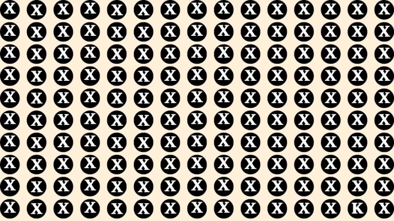 Test Visual Acuity: If you have Eagle Eyes Find the Letter K among X in 15 Secs