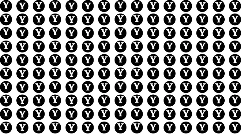 Test Visual Acuity: If you have Eagle Eyes Find the Letter V among Y in 15 Secs